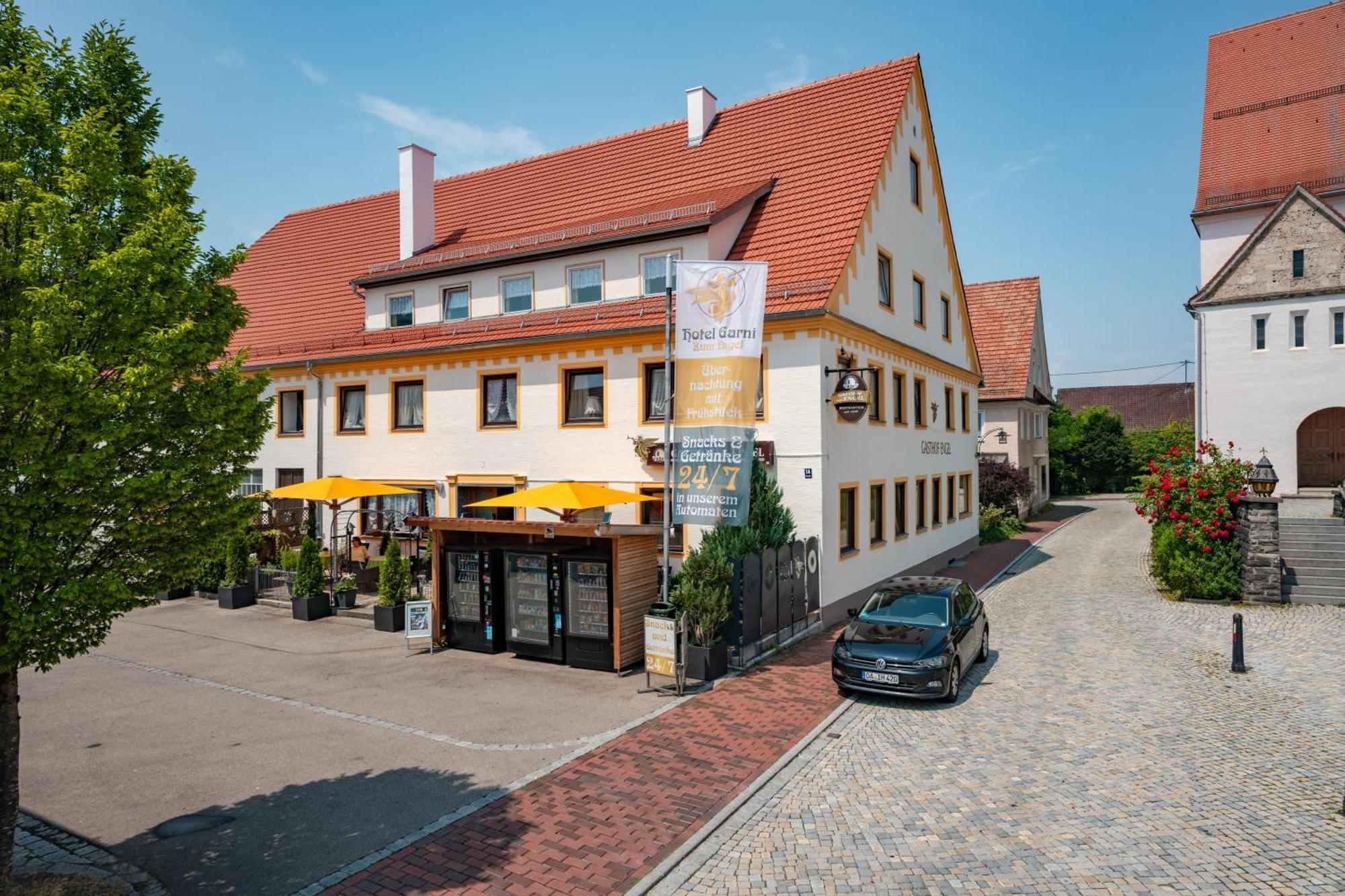 ホテル Gasthof Engel Oberguenzburg エクステリア 写真